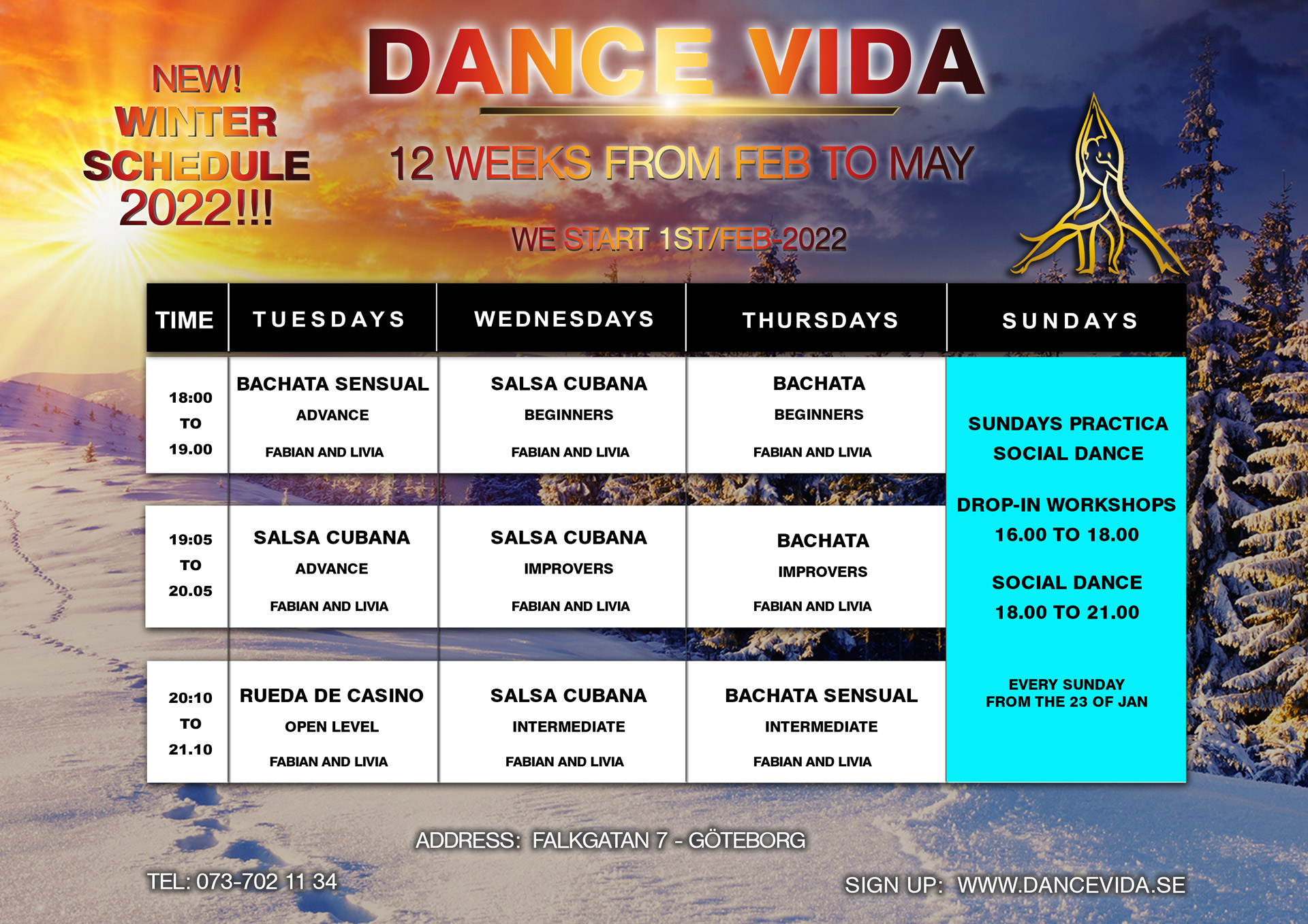 Dance Schedule